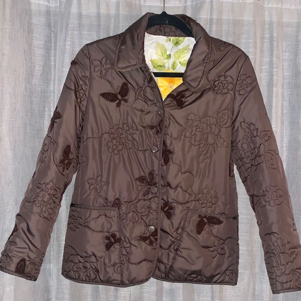 Gianna Fashion Hummingbird & Butterfly Jacket. - Picture 2 of 7